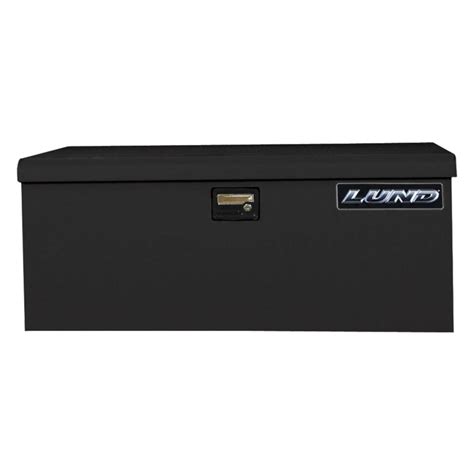 lund steel job site box|Lund 708048: Job Site Tool Box Black .